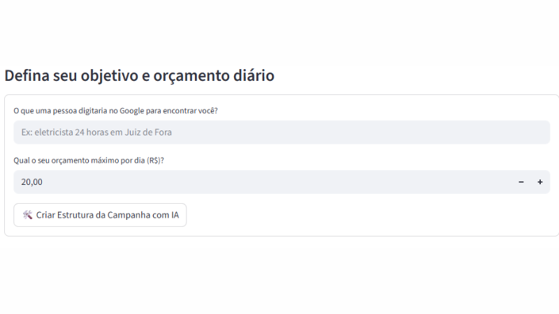 Mockup Criador de Anúncios